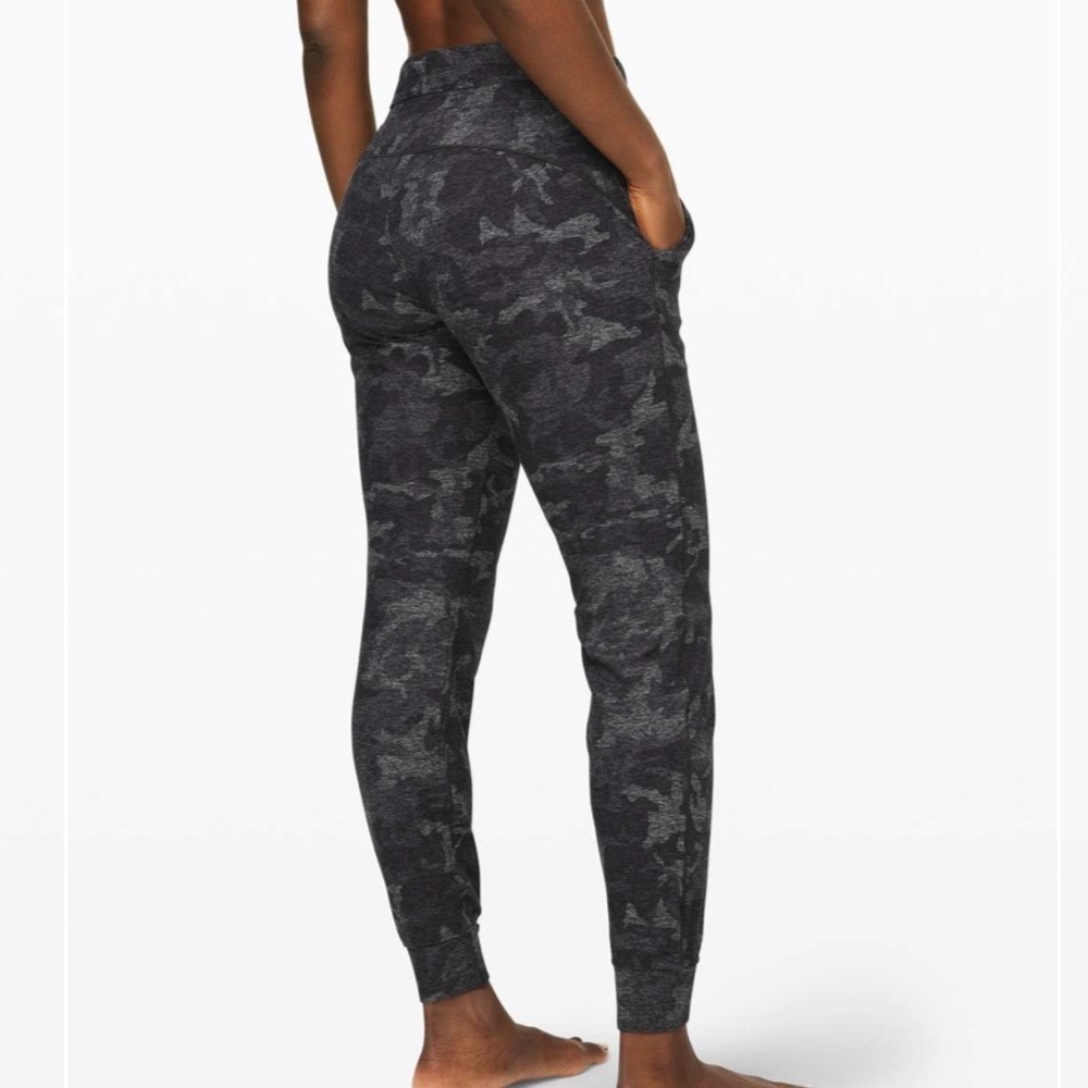 Lululemon Ready To Rulu Pant *Updated Incognito Camo HTR Black / Black Size 4 - Picture 6 of 7